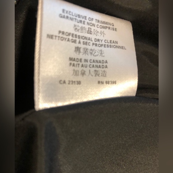 Judith & Charles- size 0 .  Stunning black & white window pane dress . - Picture 4 of 8